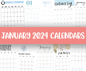 printable january 2024 calendars